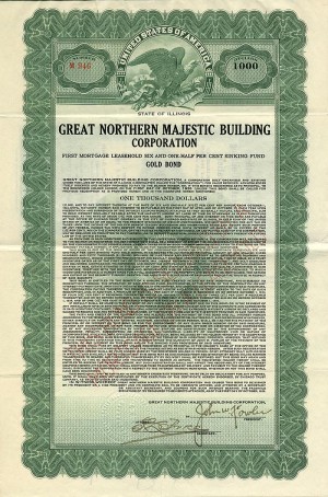 Great Northern Railway Co. - Specimen Bond